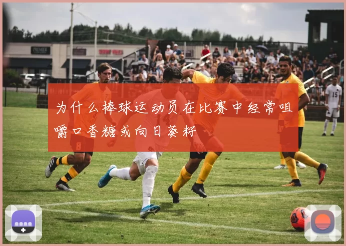 为什么棒球运动员在比赛中经常咀嚼口香糖或向日葵籽