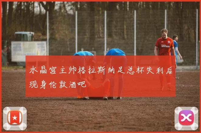 水晶宫主帅格拉斯纳足总杯失利后现身伦敦酒吧